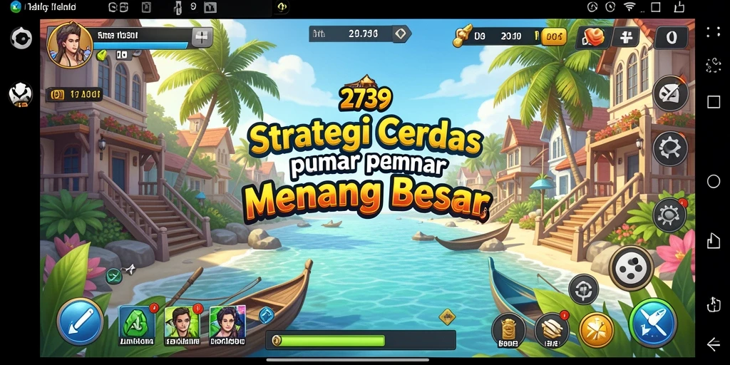 Tangkapan layar gameplay 2739 menampilkan aksi strategi yang intens.