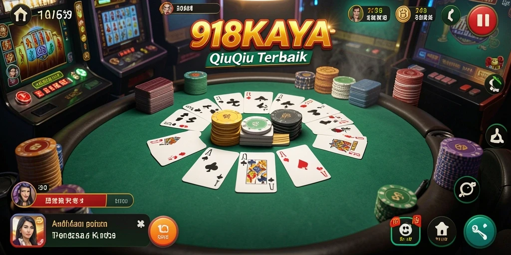 Screenshot gameplay QiuQiu di 918KAYA yang menampilkan keseruan permainan.