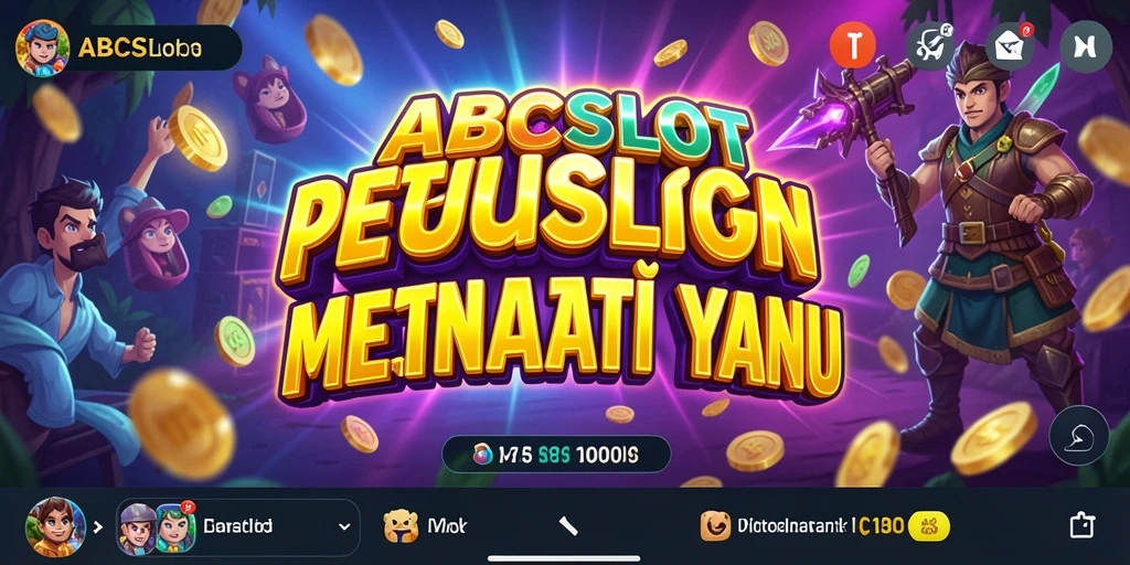 Screenshot gameplay menunjukkan aksi mendebarkan dalam petualangan ABCSLOT.