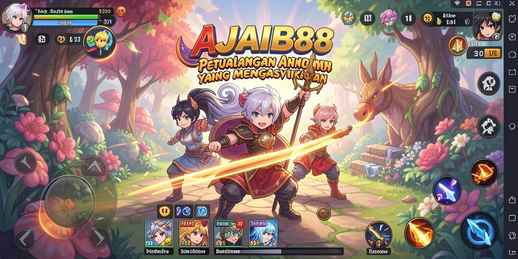 Tangkapan layar AJAIB88 menampilkan momen seru dalam permainan Anime.