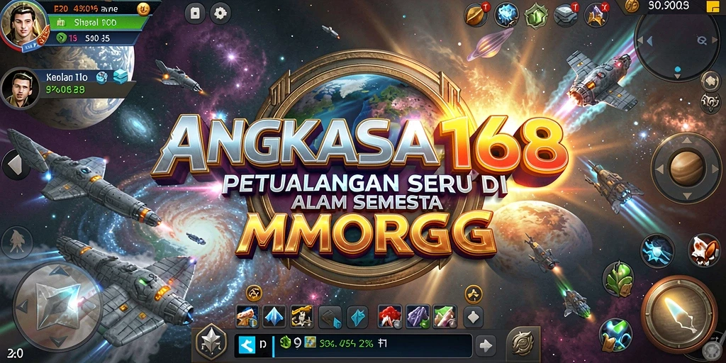 Tampilan gameplay seru dari ANGKASA168 di dunia MMORPG.