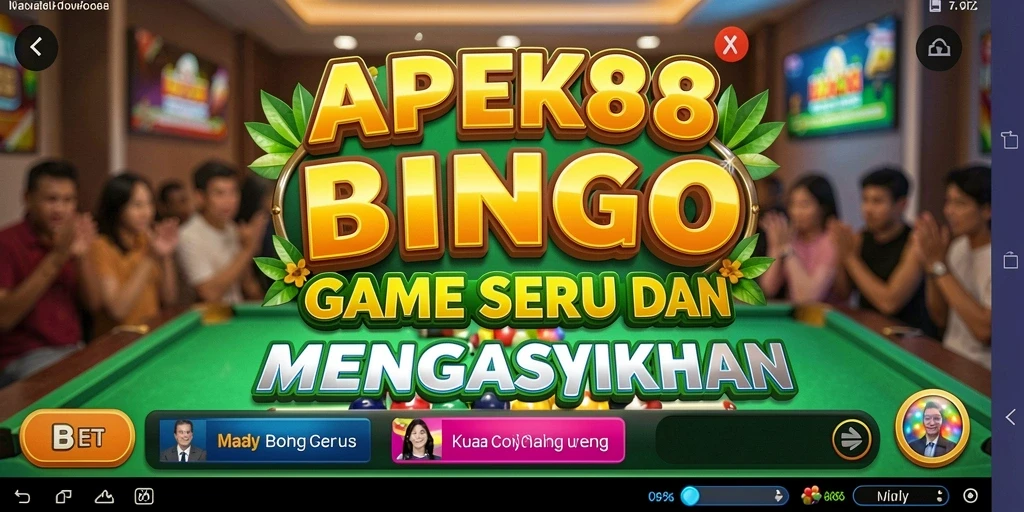 Gameplay seru APEK88 dengan berbagai kartu Bingo.