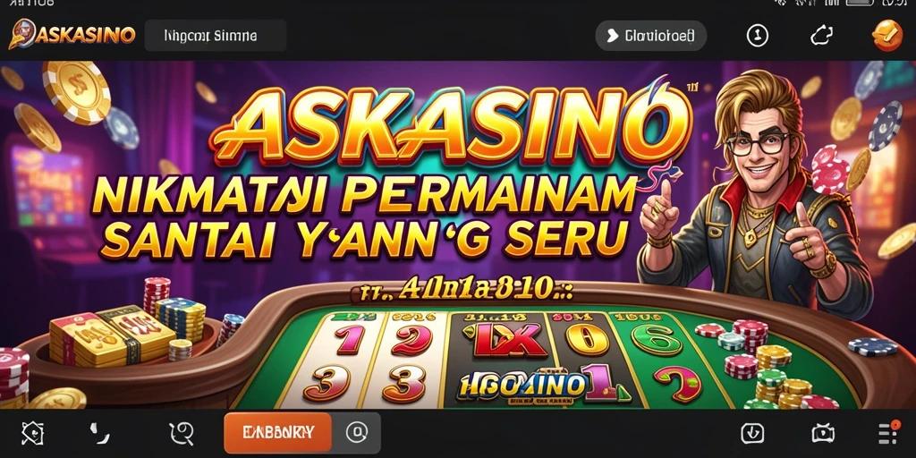 Screenshot gameplay <strong>ASKASINO</strong> yang menunjukkan keseruan permainan santai.