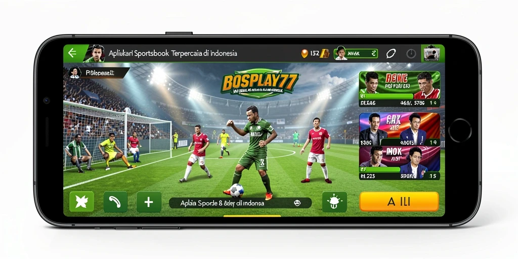 Tampilan screenshot utama BOSPLAY77 menampilkan antarmuka sportsbook yang menarik.