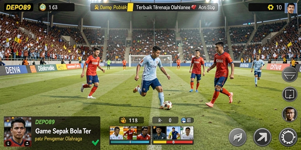 Gameplay seru sepak bola yang mendebarkan di DEPO89.