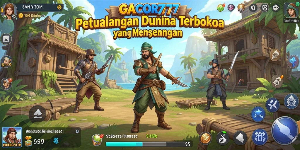 Tampilan gameplay GACOR777 yang memukau dalam dunia terbuka.