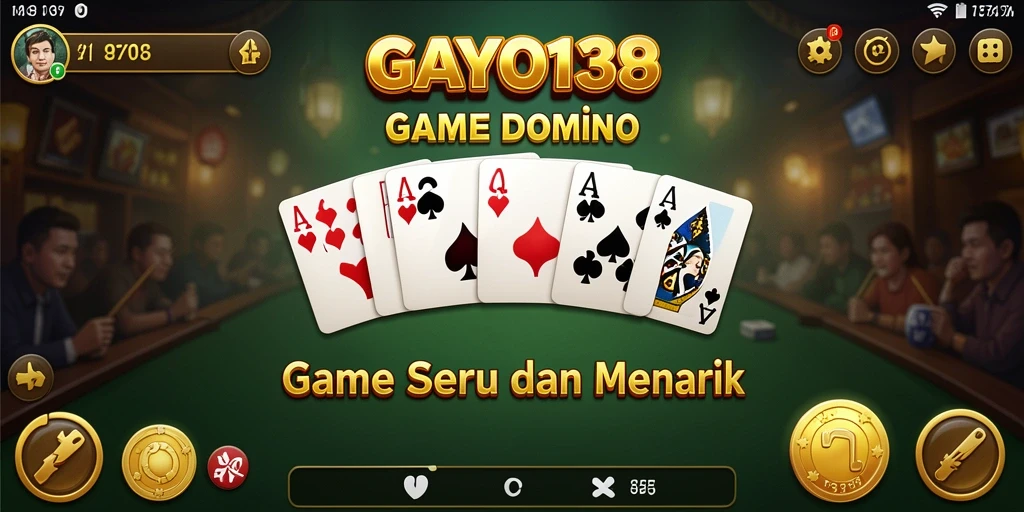 Tampilan gameplay seru GAYO138 dengan interaksi sosial yang tinggi.