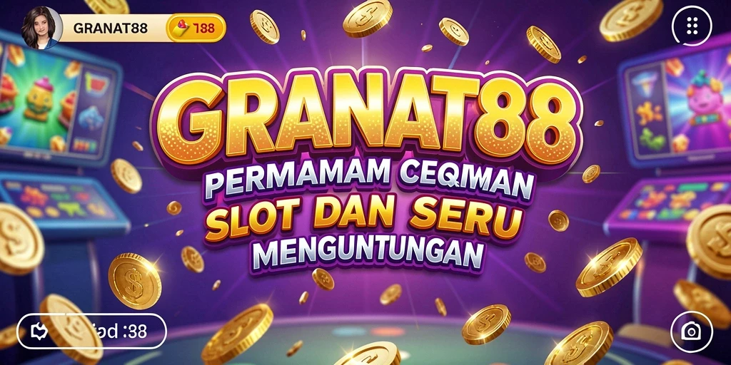 Tampilan gameplay menarik dari slot GRANAT88 dengan efek visual yang memukau.