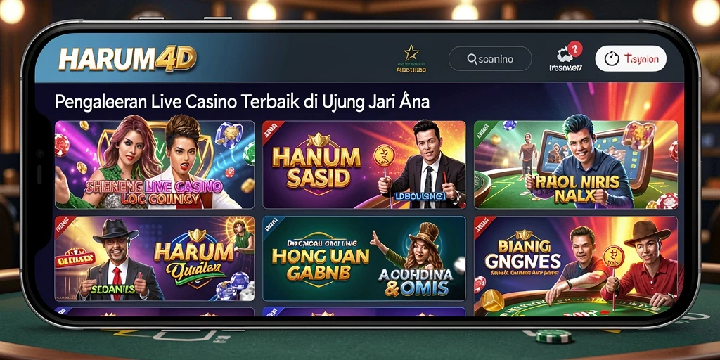 Gameplay menarik dan interaksi dealer di HARUM4D.
