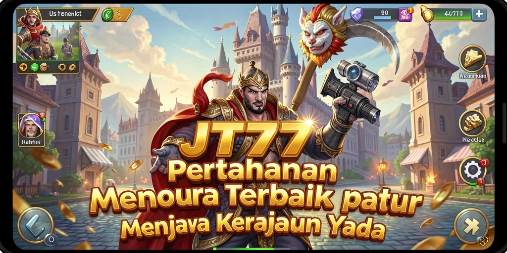 Tampilan gameplay JT777 yang mendebarkan dalam aksi Tower Defense.
