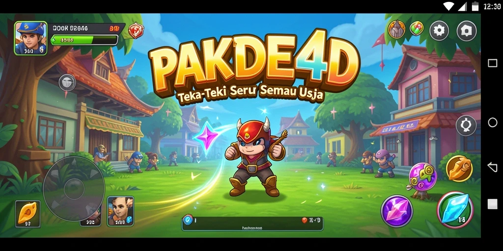 Screenshot utama PAKDE4D menampilkan gameplay Puzzle yang menarik.