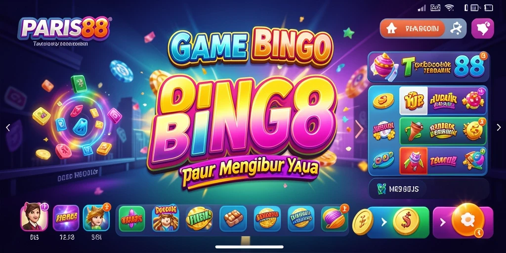 Tampilan gameplay menarik dari PARIS88 yang penuh warna.