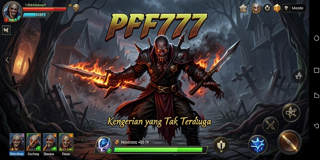 Tampilan gameplay PF777 yang menegangkan dan menyeramkan.