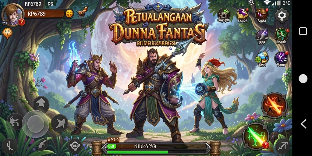 Screenshot dari gameplay seru RP6789 yang menunjukkan aksi pertarungan.