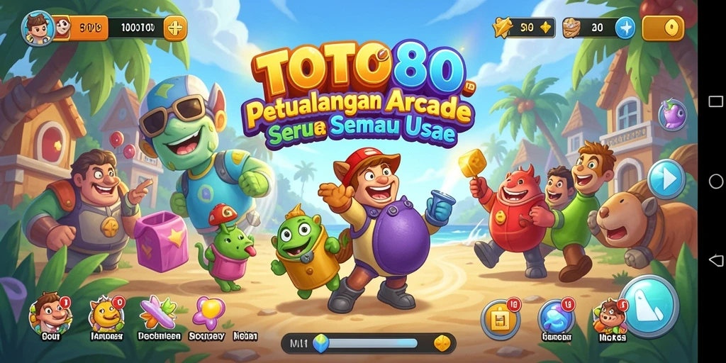 Screenshot gameplay TOTO80 menampilkan aksi seru di dunia arcade.
