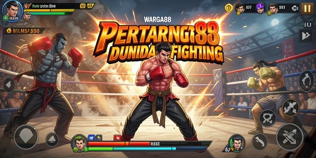 Gameplay seru dengan pertarungan menegangkan di WARGA88.