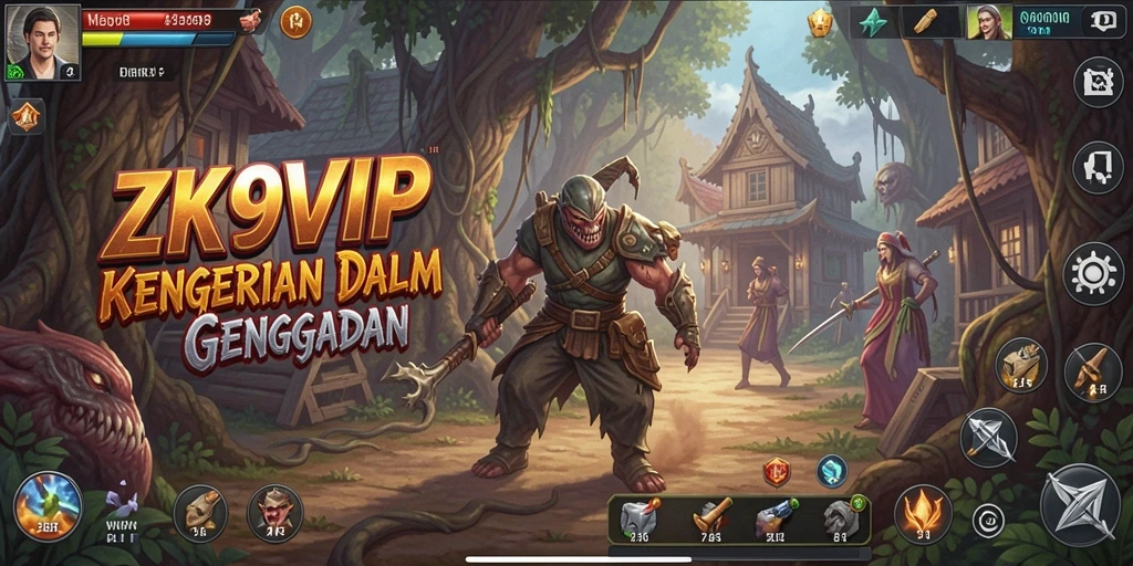 Tampilan menyeramkan dari gameplay ZK9VIP yang menegangkan.